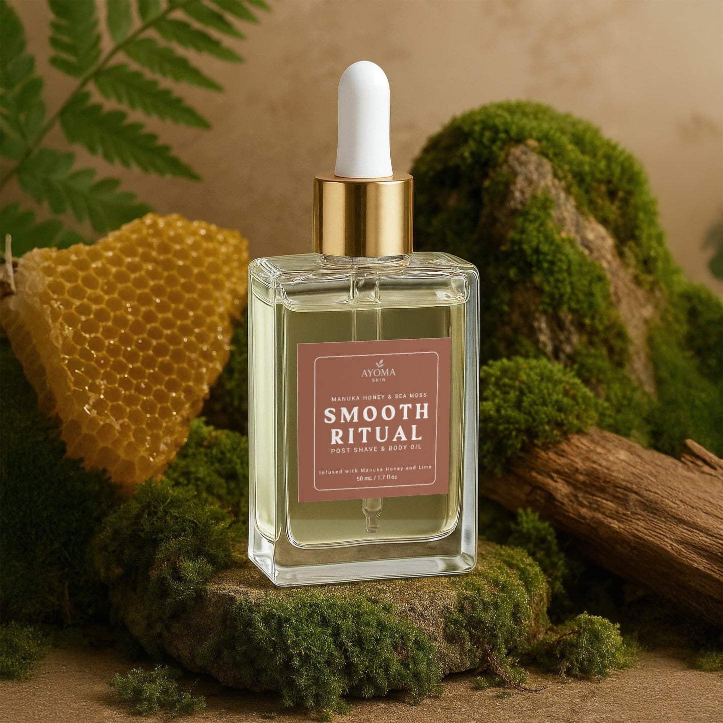 Smooth Ritual Manuka Honey Sea Moss Post-Shave & Body Oil
