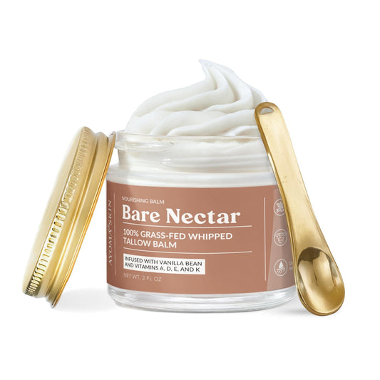 Bare Nectar Whipped Grass-Fed Tallow Balm with Vanilla Bean