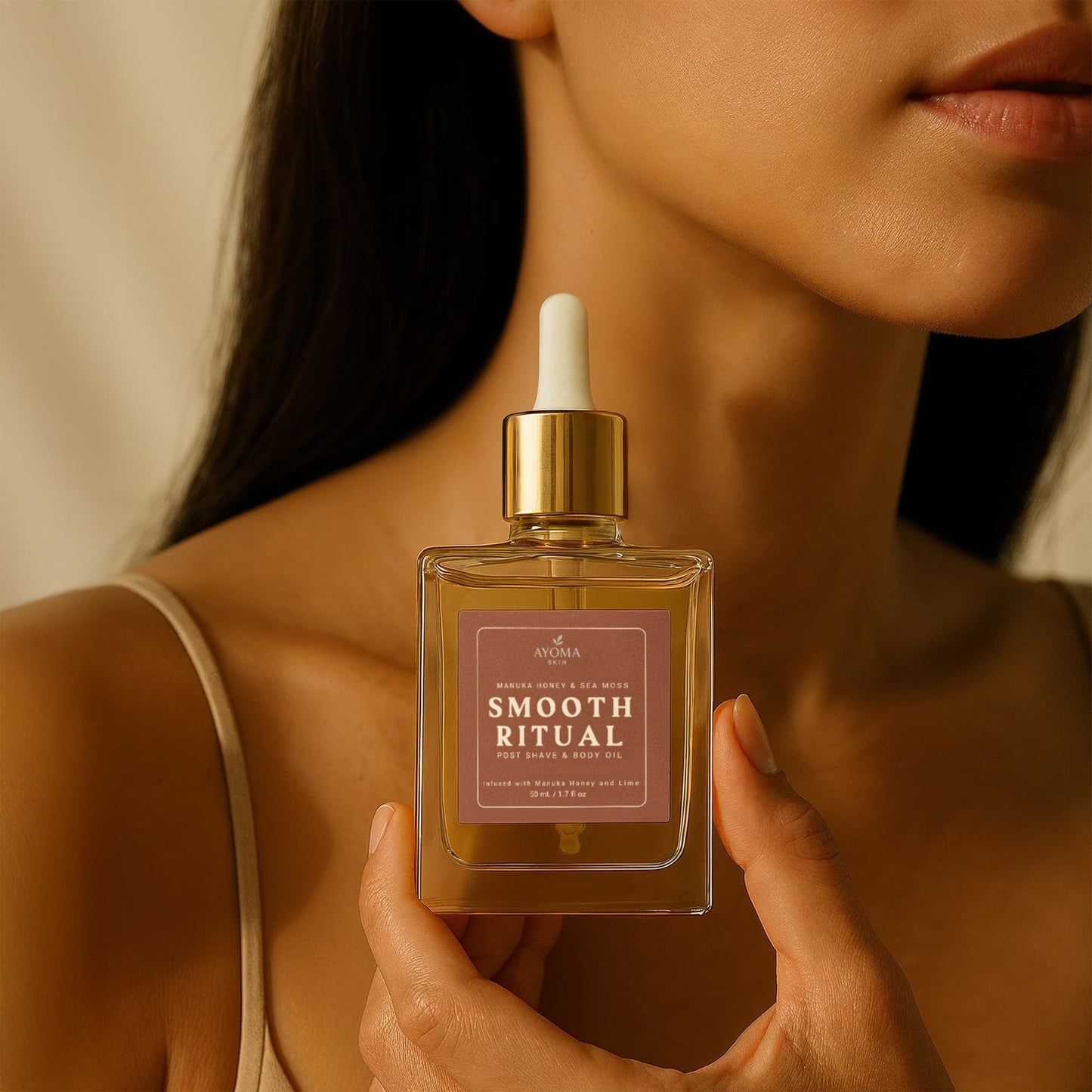 Smooth Ritual Manuka Honey Sea Moss Post-Shave & Body Oil