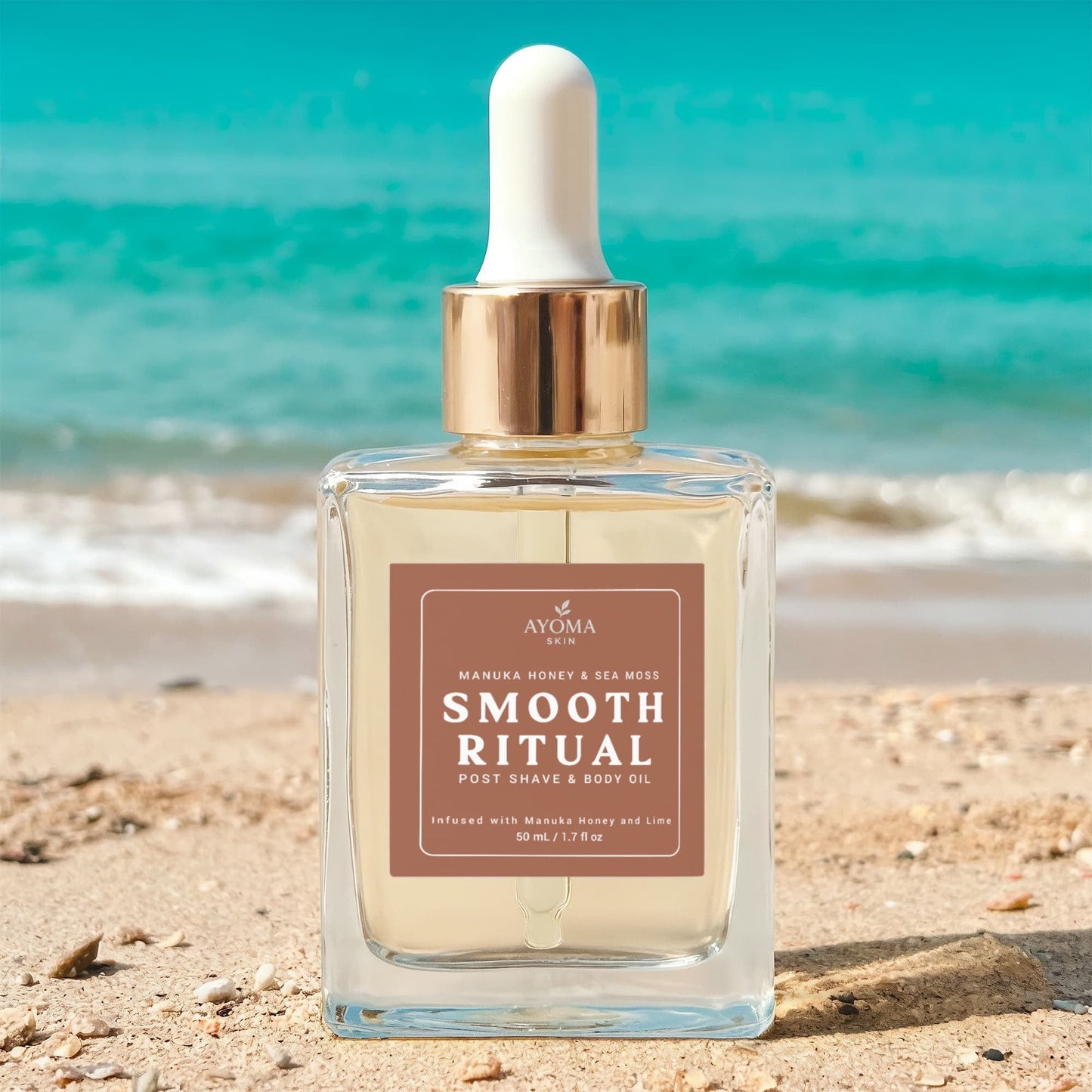 Smooth Ritual Manuka Honey Sea Moss Post-Shave & Body Oil